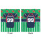 Football Jersey Minky Blanket - 50"x60" - Double Sided - Front & Back