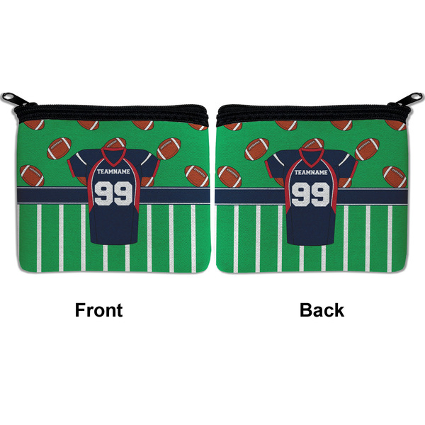 Football Jersey Neoprene Coin Purse - Front & Back (APPROVAL)