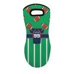 Football Jersey Neoprene Oven Mitt - Single w/ Name and Number