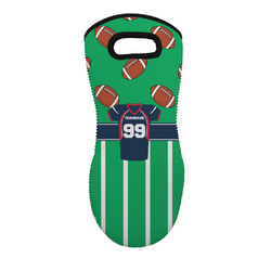 Football Jersey Neoprene Oven Mitt - Single w/ Name and Number