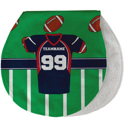 Football Jersey Burp Pad - Velour w/ Name and Number