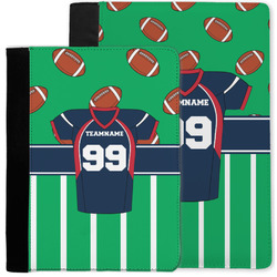 Football Jersey Notebook Padfolio w/ Name and Number