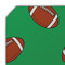 Football Jersey Octagon Placemat - Single front (DETAIL)