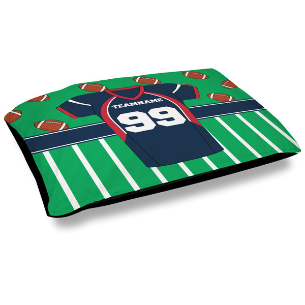 Custom Football Jersey Outdoor Dog Bed - Large (Personalized)