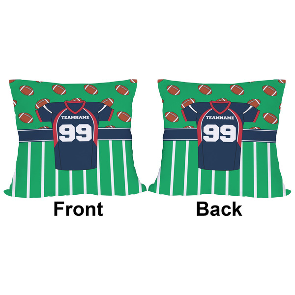 Football Jersey Outdoor Pillow - 16x16