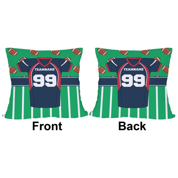 Football Jersey Outdoor Pillow - 20x20