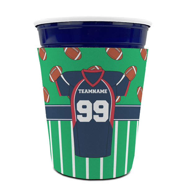 Football Jersey Party Cup Sleeves - without bottom - FRONT (on cup)
