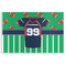 Football Jersey Disposable Paper Placemat - Front View