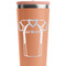 Football Jersey Peach RTIC Everyday Tumbler - 28 oz. - Close Up