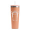 Football Jersey RTIC Everyday Tumbler with Straw - 28oz - Peach - Single-Sided (Personalized)