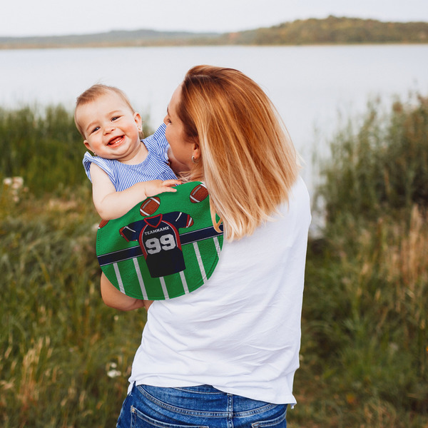 Football Jersey Peanut Shaped Burp - Lifestyle