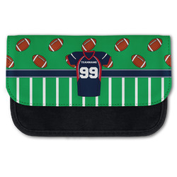 Football Jersey Canvas Pencil Case w/ Name and Number