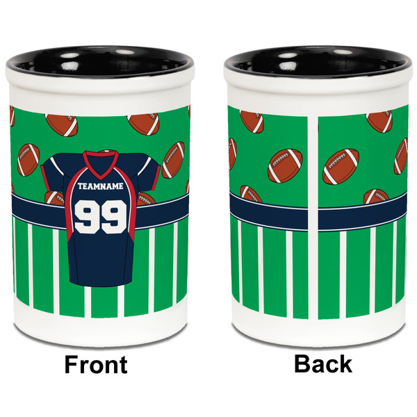 Football Jersey Pencil Holder - Black - approval