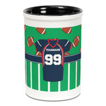 Football Jersey Ceramic Pencil Holders - Black