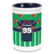 Football Jersey Ceramic Pencil Holders - Blue