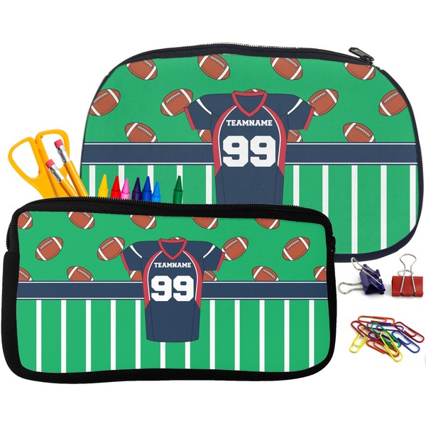 Football Jersey Pencil / School Supplies Bags Small and Medium