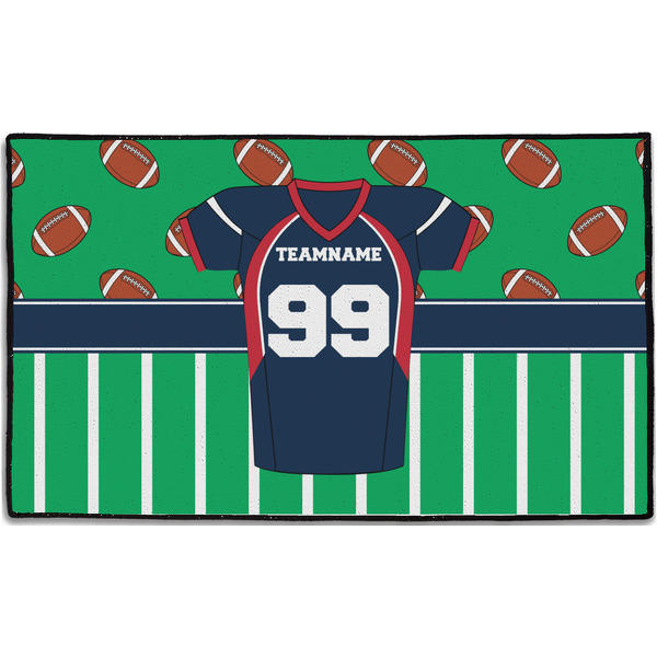 Custom Football Jersey Door Mat - 60"x36" (Personalized)