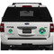 Football Jersey Personalized Car Magnets on Ford Explorer