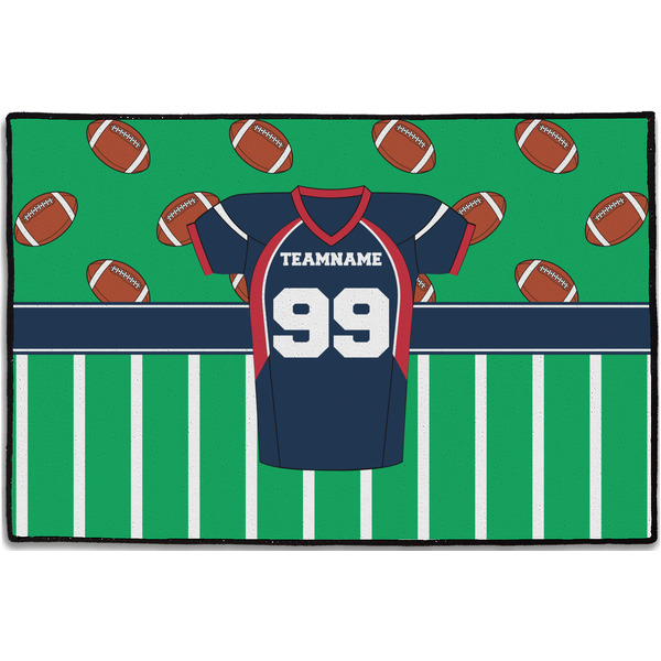 Football Jersey Personalized Door Mat - 36x24 (APPROVAL)