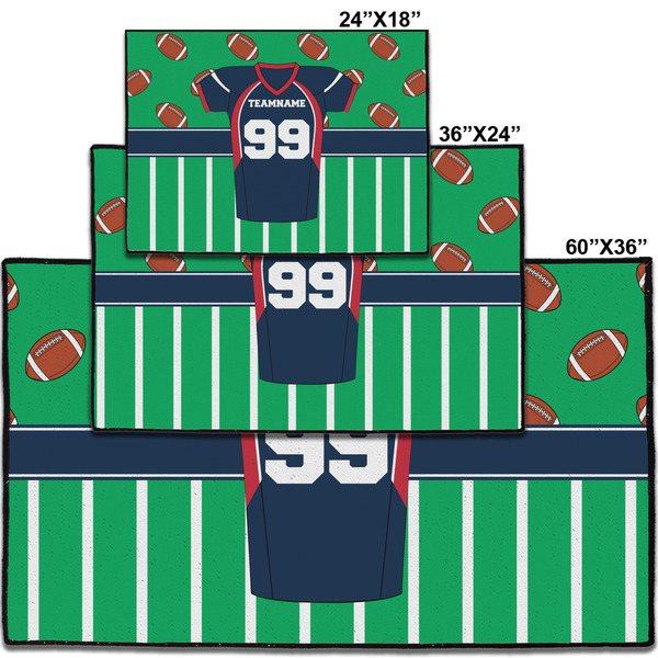 Football Jersey Personalized Door Mat - Group Parent IMF