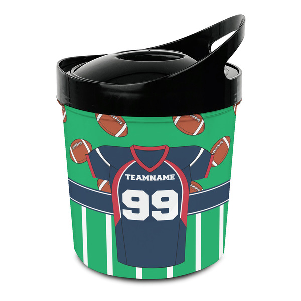 Custom Football Jersey Plastic Ice Bucket (Personalized)