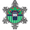 Football Jersey Vintage Snowflake Ornament (Personalized)
