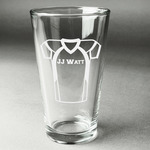 Football Jersey Pint Glass - Engraved (Personalized)