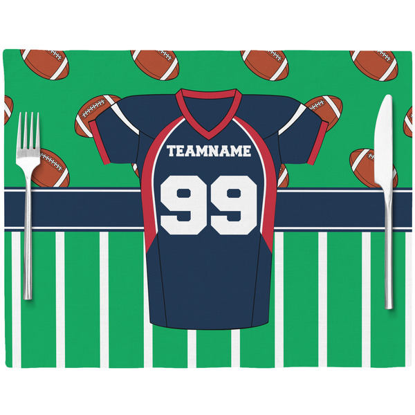 Football Jersey Placemat with Props