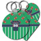 Football Jersey Plastic Keychain (Personalized)