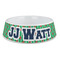 Football Jersey Plastic Dog Bowl - Large (Personalized)