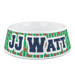 Football Jersey Plastic Dog Bowl (Personalized)
