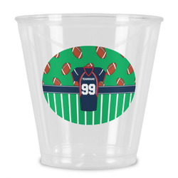 Football Jersey Plastic Shot Glass (Personalized)