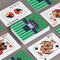 Football Jersey Playing Cards - Front & Back View