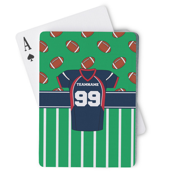 Custom Football Jersey Playing Cards (Personalized)