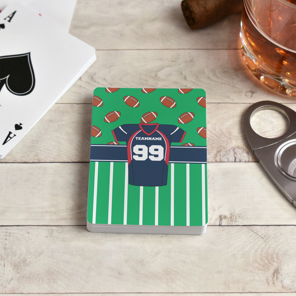 Football Jersey Playing Cards - In Context