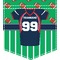 Football Jersey Iron On Faux Pocket (Personalized)
