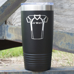 Football Jersey 20 oz Stainless Steel Tumbler (Personalized)