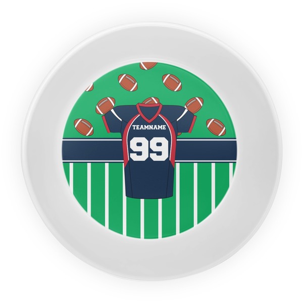 Football Jersey Melamine Bowl - Center