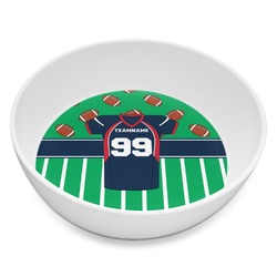 Football Jersey Melamine Bowl - 8 oz (Personalized)