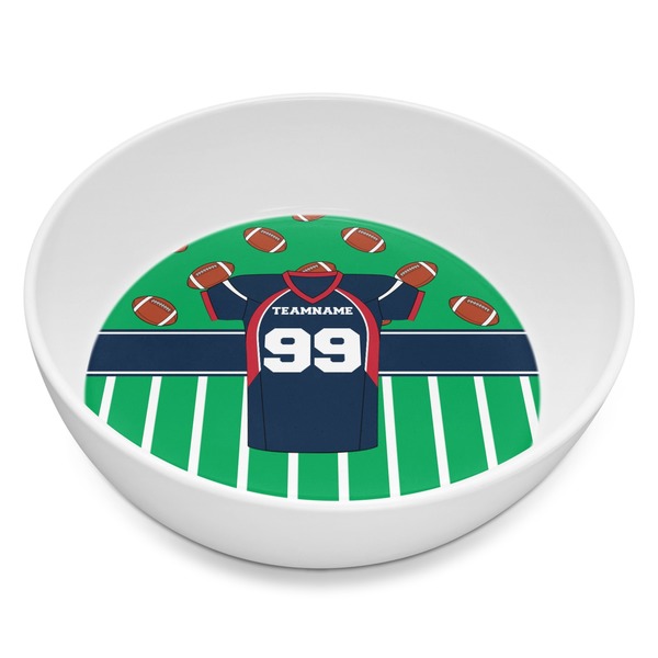 Custom Football Jersey Melamine Bowl - 8 oz (Personalized)