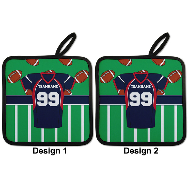 Football Jersey Pot Holders - Set of 2 APPROVAL