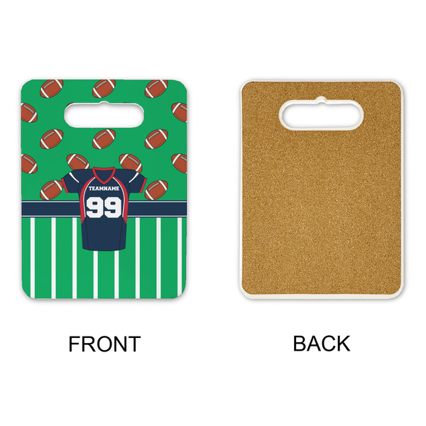 Football Jersey Rectangle Trivet with Handle - APPROVAL