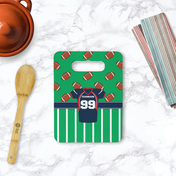 Football Jersey Rectangle Trivet with Handle - LIFESTYLE