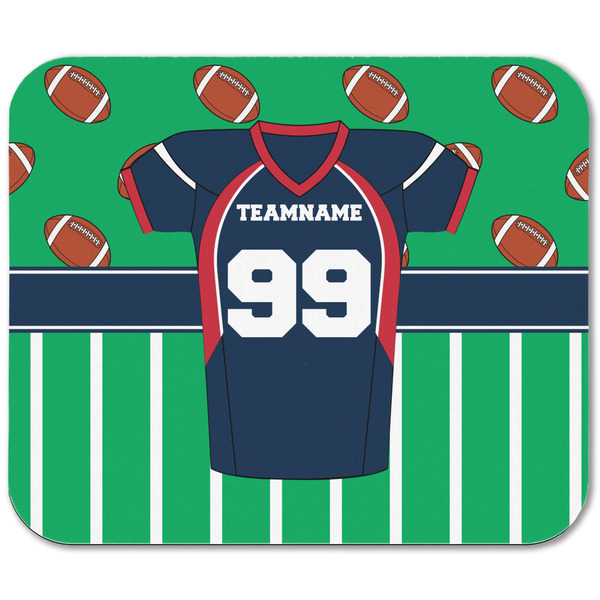 Football Jersey Rectangular Mouse Pad - APPROVAL