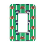 Football Jersey Rocker Style Light Switch Cover - Single Switch (Personalized)