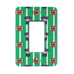 Football Jersey Rocker Style Light Switch Cover (Personalized)