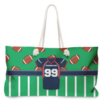Football Jersey Large Tote Bag with Rope Handles (Personalized)