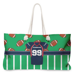 Football Jersey Large Tote Bag with Rope Handles (Personalized)