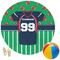 Football Jersey Round Beach Towel (Personalized)