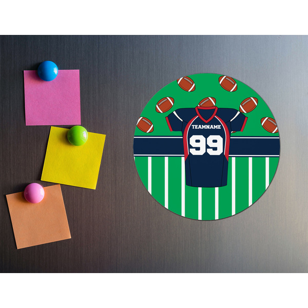 Football Jersey Round Fridge Magnet - LIFESTYLE